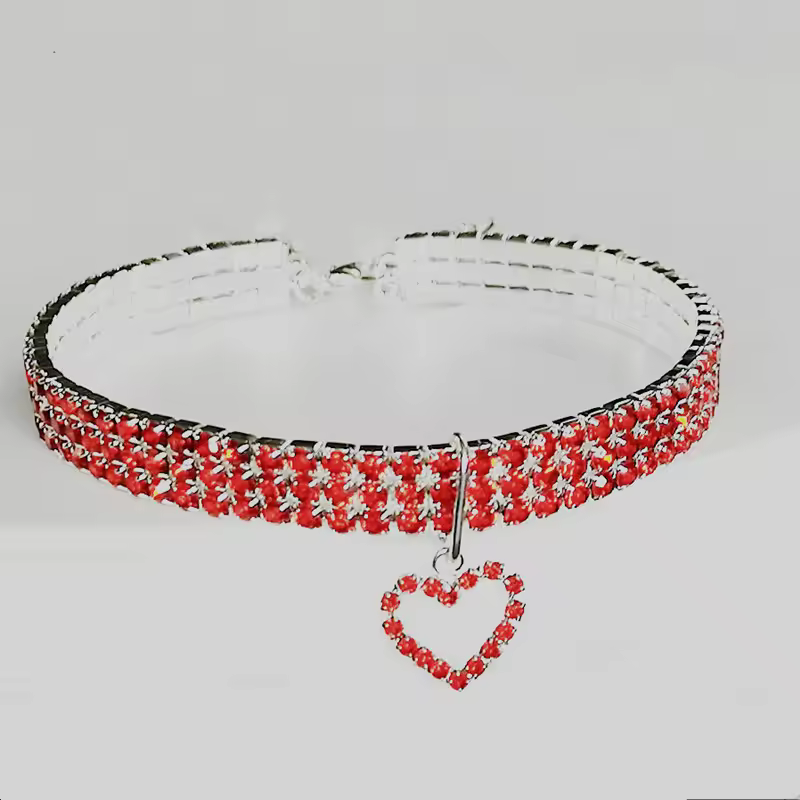 Crystal Charm Pet Collar