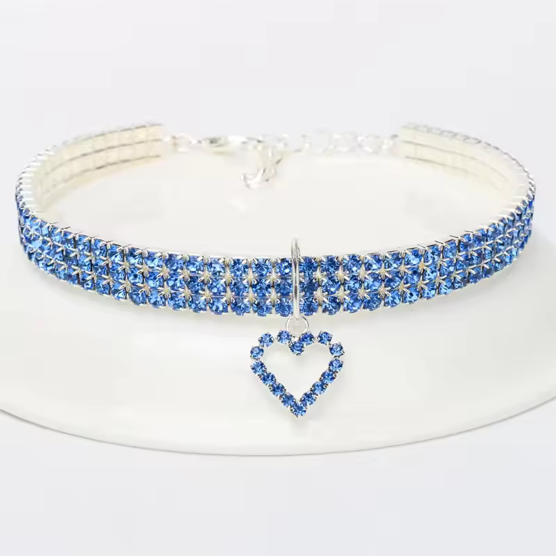 Crystal Charm Pet Collar